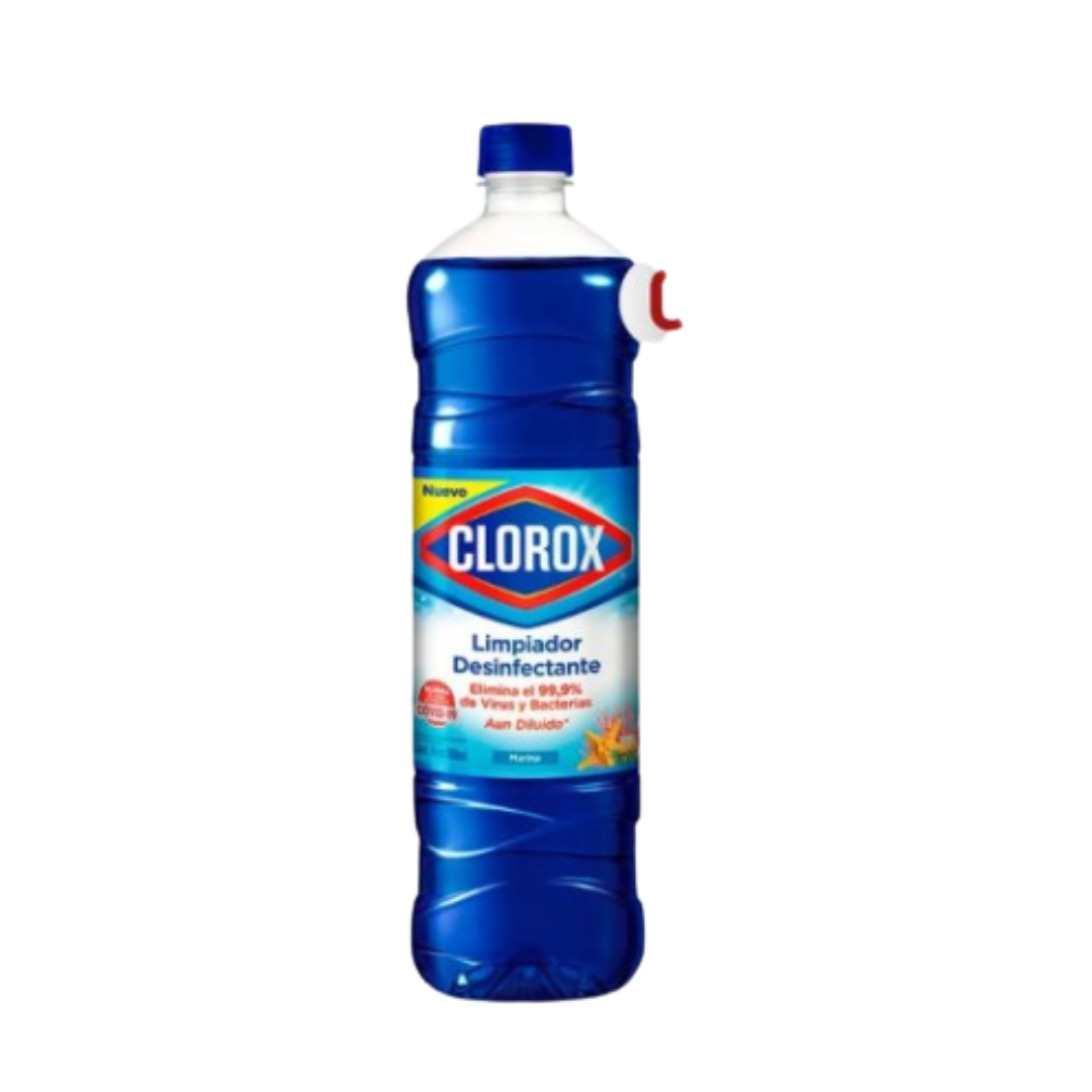 Clorox limpiador desinfectante Fragancia marina 900 ml