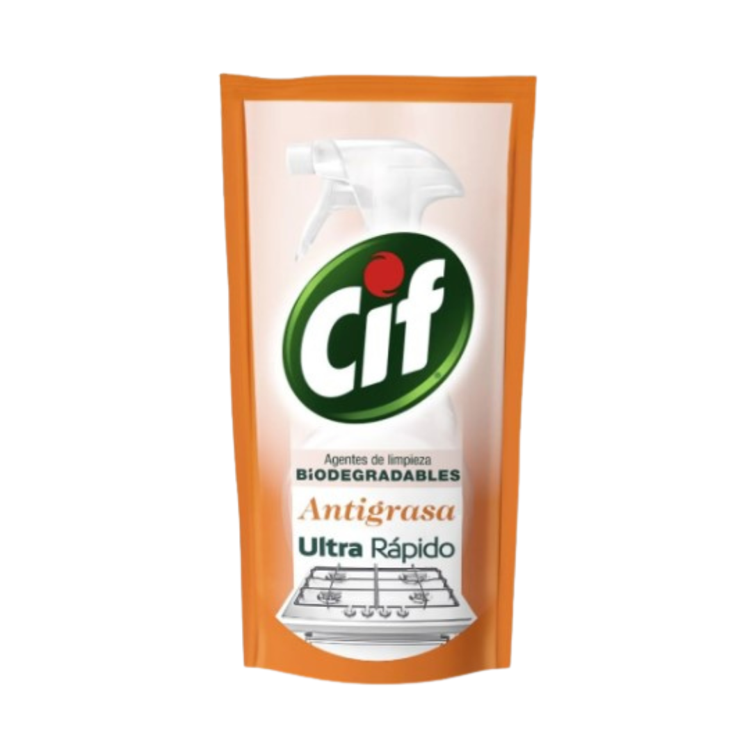 Cif limpiador y antigrasa recarga 450 ml