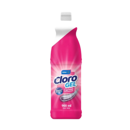 Lider cloro gel Floral 900 ml