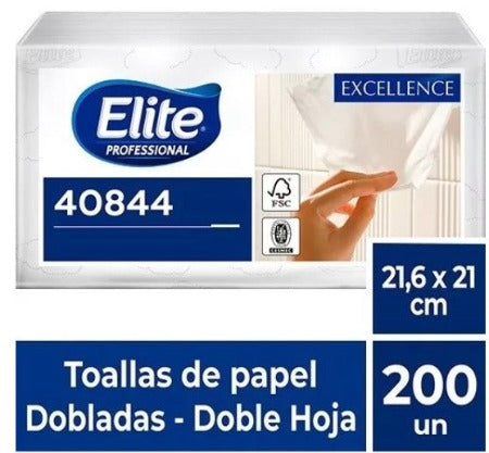 Elite Toalla Interfoliada Professional 200 Un