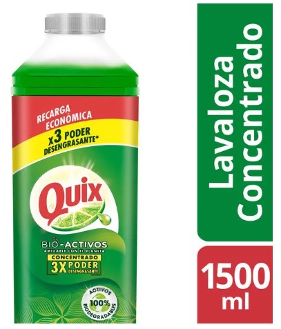 Quix Lavalozas Bio-Activos Concentrado Recarga 1.5 L