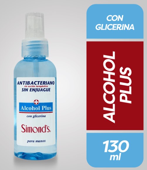 Simonds Alcohol Gel Plus Spray 130Ml