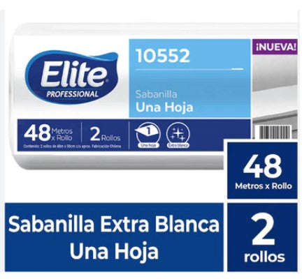 Elite Sabanilla Una Hoja 48m 2 Rollos